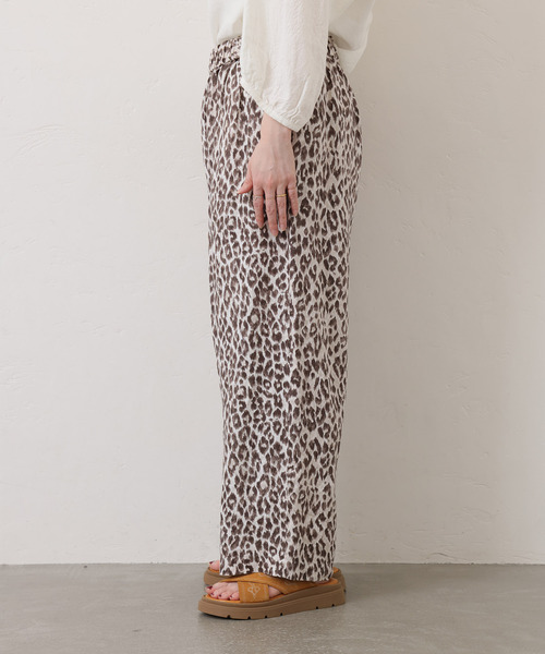 JOURNAL STANDARD LUXE パンツ レオパリネン イージーパンツ