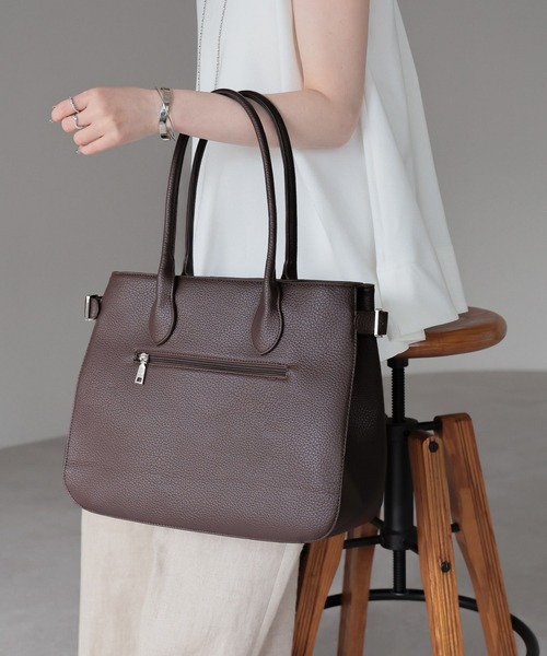 GUSCIO トートバッグ 「グッシオベーシック」サイドベルトトート