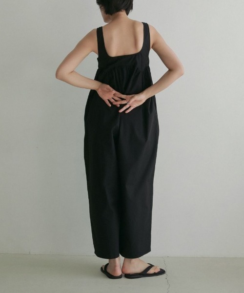 anuke Cotton Gather Combinaison オールインワン