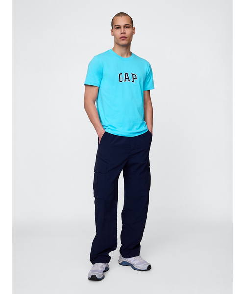 「GAP」 半袖Tシャツ L ブルー系その他 メンズ