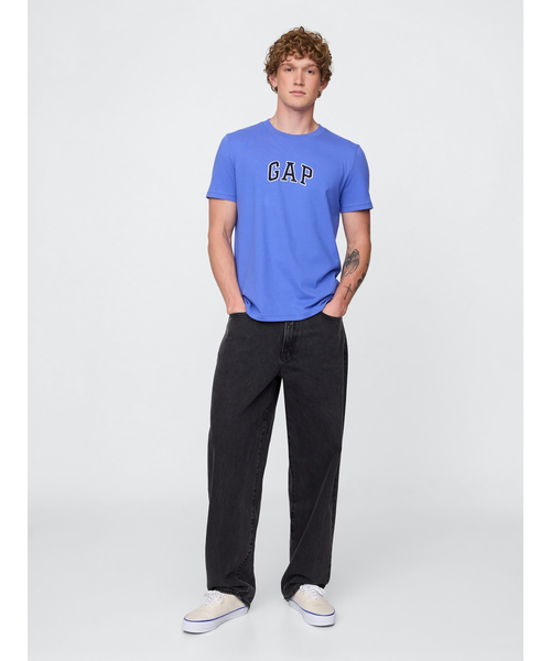 「GAP」 半袖Tシャツ L ブルー系その他 メンズ
