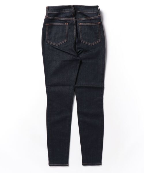 「LOWRYS FARM」 スキニーデニムパンツ LARGE ネイビー レディース
