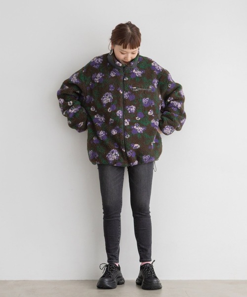 「LOWRYS FARM」 スキニーデニムパンツ LARGE ネイビー レディース