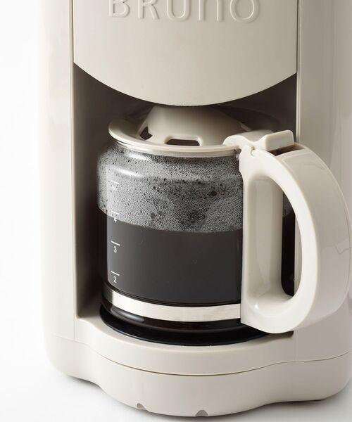 【新品未使用】BRUNO ミル付きコンパクトコーヒーメーカー BRUNO コーヒーメーカー おしゃれ 全自動 ミル付き ブルーノ