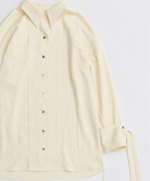 MAISON SPECIAL（メゾンスペシャル） ブラウス シャツ 2way Satin