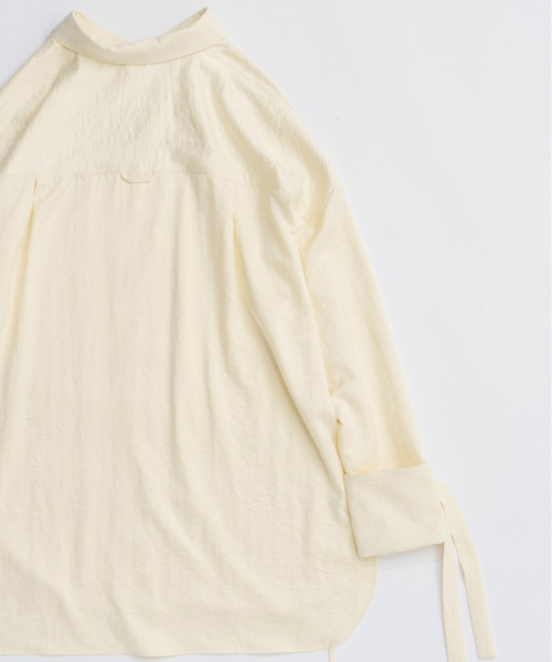 MAISON SPECIAL（メゾンスペシャル） ブラウス シャツ 2way Satin 