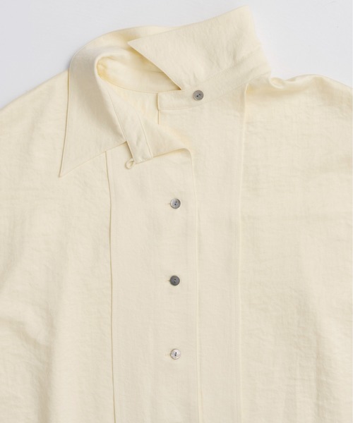 MAISON SPECIAL（メゾンスペシャル） ブラウス シャツ 2way Satin