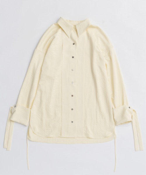 MAISON SPECIAL（メゾンスペシャル） ブラウス シャツ 2way Satin 