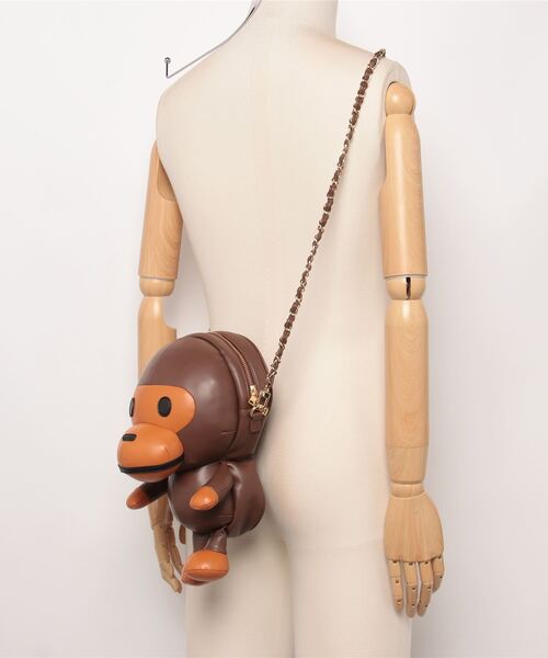 A Bathing Ape ショルダーバッグ ブラウン A BATHING APE 「A APE」 ショルダーバッグ FREE ブラウン