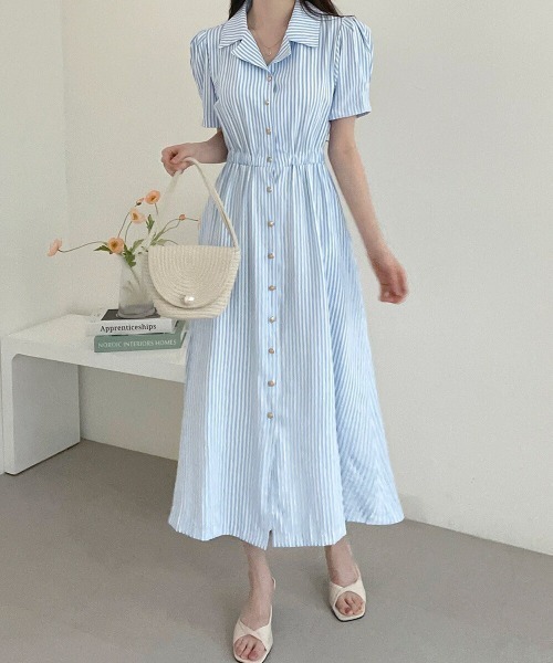 ALMO ワンピース 「portulaca」開襟レトロワンピース : ZOZOTOWN Yahoo