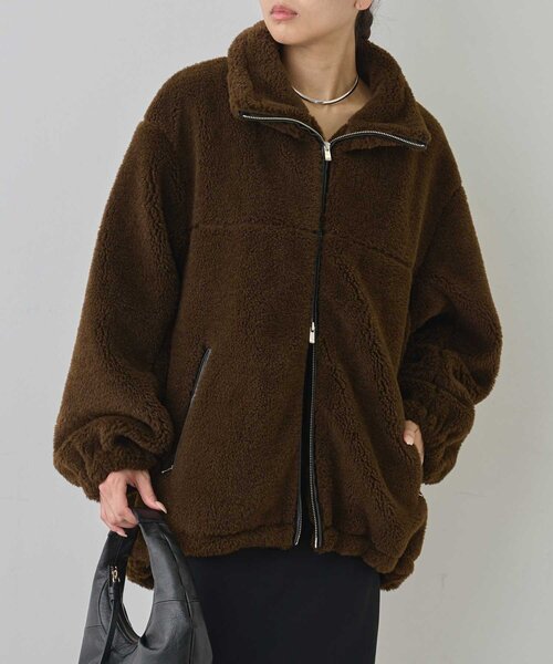 美品 GALLARDAGALANTE ボアブルゾン GALLARDAGALANTE ブルゾン アウター ボアブルゾン レディース