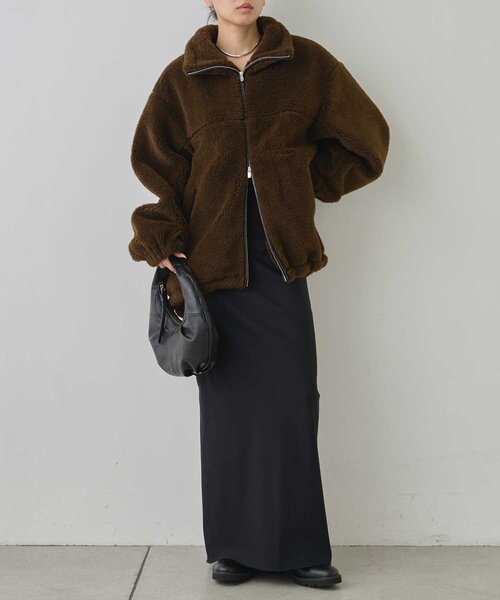 美品 GALLARDAGALANTE ボアブルゾン GALLARDAGALANTE ブルゾン アウター ボアブルゾン レディース