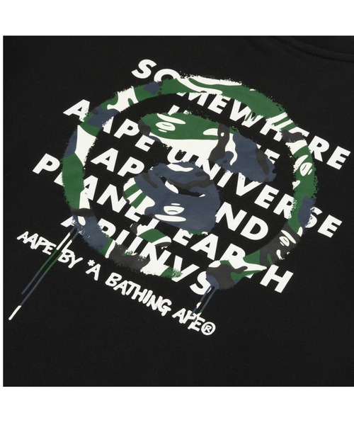 トレーナー スウェット AAPE BASIC CREW NECK SWEAT メンズ