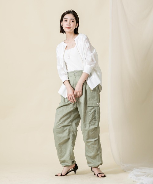 「malla」 ブルゾン FREE ホワイト レディース_画像6