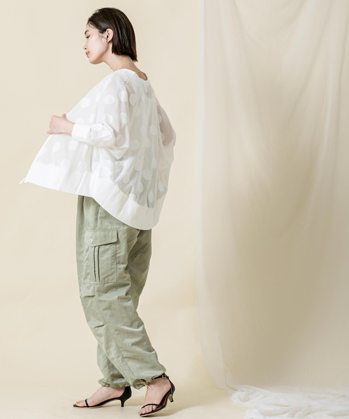 「malla」 ブルゾン FREE ホワイト レディース_画像7