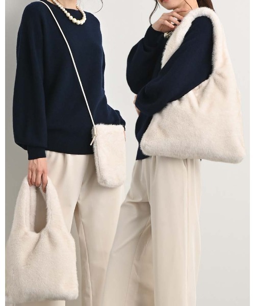 ショルダーバッグ バッグ フェイクミンク バッグ＆ミニバッグ