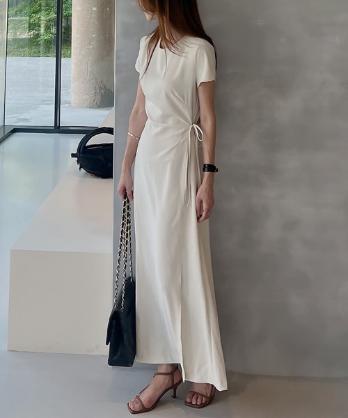 「Girly Doll」 半袖ワンピース FREE アイボリー レディース_画像2