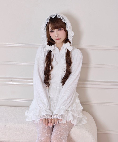 Honey Cinnamon（ハニーシナモン） スカート ポイントレースティアード