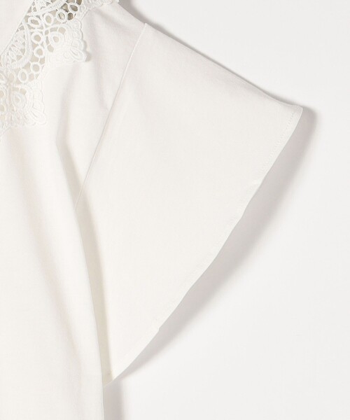 「SHIPS any」 半袖カットソー ONE SIZE ホワイト レディース_画像2