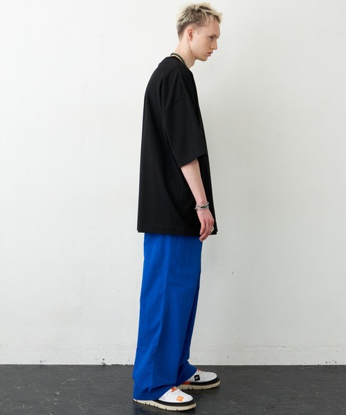 「AIVER」 半袖Tシャツ FREE ブラック メンズ_画像4