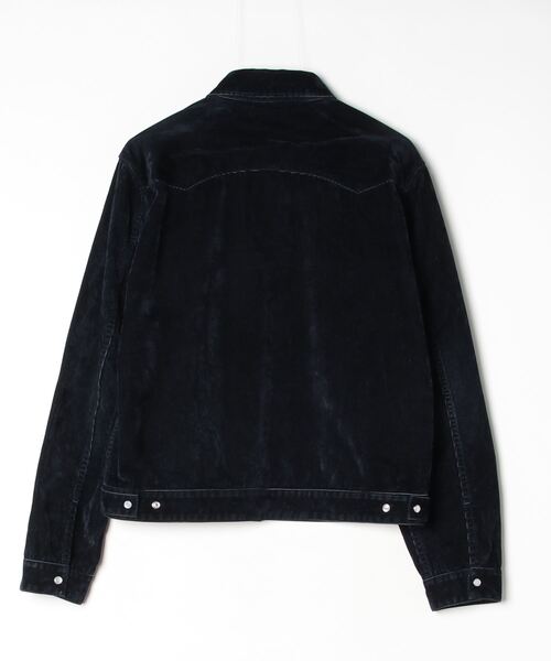 ジャケット テーラードジャケット Flocked Cord Jean Jacket/0252 メンズ レディースの画像