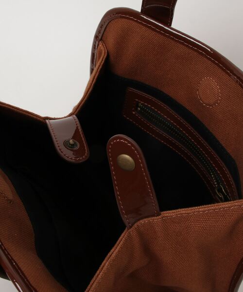 「TILA MARCH」 ハンドバッグ - ブラウン レディース_画像4