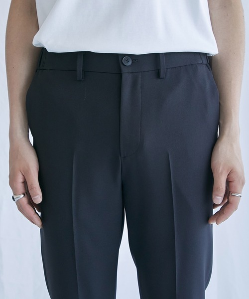 PUBLIC TOKYO 黒 スラックス 02 PUBLIC TOKYO（パブリックトウキョウ） スラックス 2 ブラック メンズ