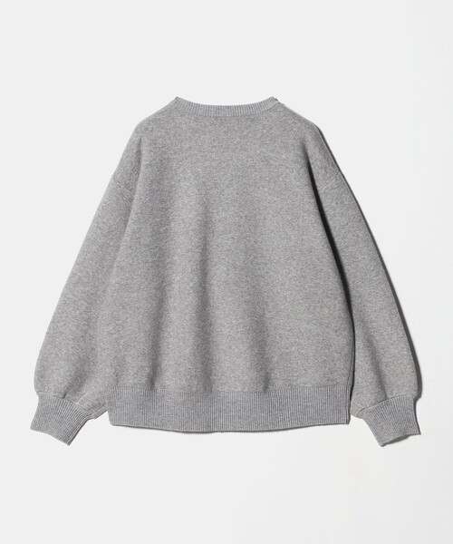 JULYNINE ジュライナイン クルーネック ニット セーター グレー A DAY IN THE LIFE ニット セーター スムース クルーネックニット「A