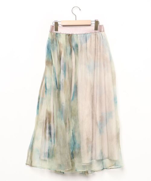 「PUBLIC TOKYO」 フレアスカート FREE カーキ レディース_画像2