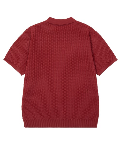 HUF（ハフ） 半袖ニット L レッド系その他 メンズ : ZOZOTOWN Yahoo!店 
