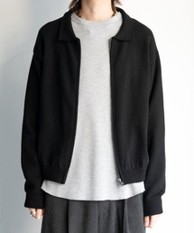 Casper John（キャスパージョン） ブルゾン アウター Knit blouson