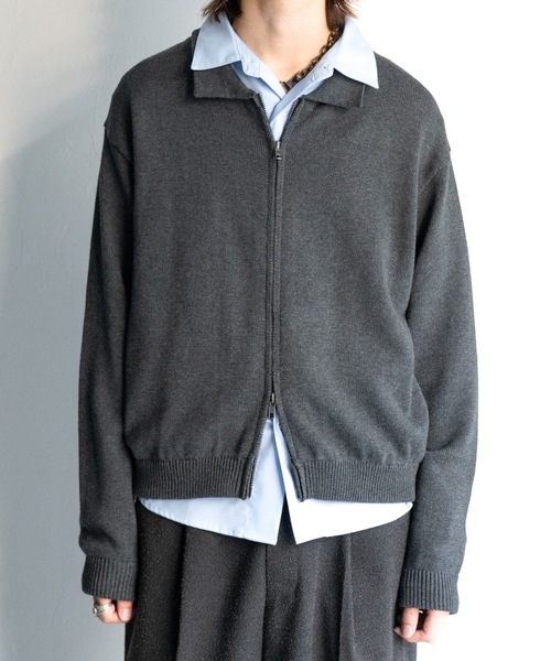 Casper John（キャスパージョン） ブルゾン アウター Knit blouson