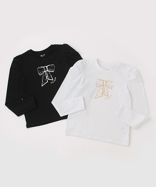 「kate spade new york kids」 「KIDS」半袖Tシャツ 140cm ブラック キッズ_画像9