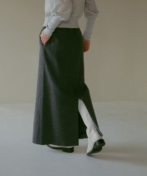 「CASA FLINE」 ロングスカート 1 ベージュ レディース_画像7