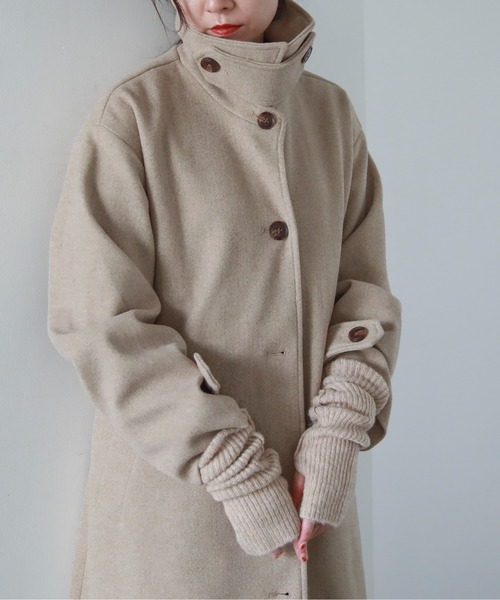 「feepur」 ステンカラーコート SMALL ブラック レディース_画像5