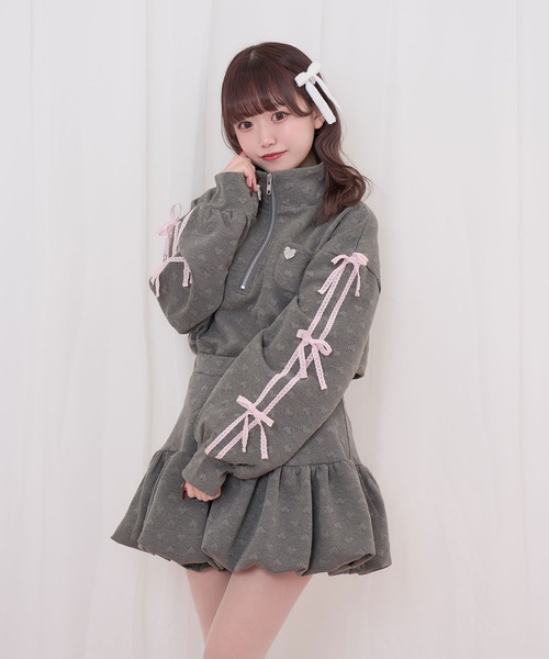 Honey Cinnamon（ハニーシナモン） セットアップ ハートJQハーフジップ