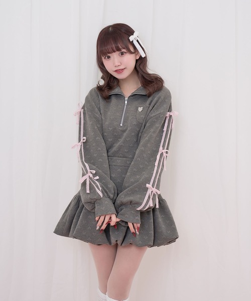 Honey Cinnamon（ハニーシナモン） セットアップ ハートJQハーフジップ