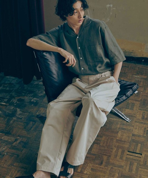 「Bleme」 チノパンツ S ベージュ メンズ_画像6