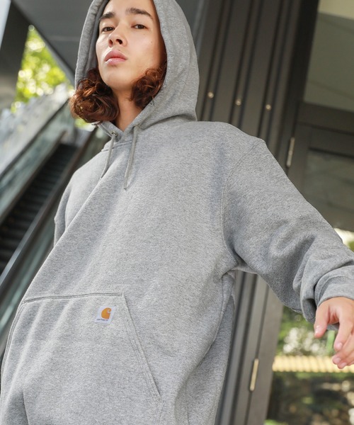 Carhartt（カーハート） プルオーバーパーカー M ヘザーグレー メンズ