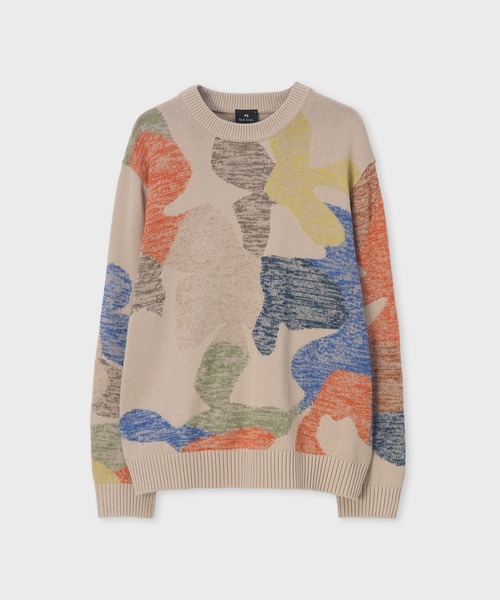 PS Paul Smith セーター ニット Geometric Floral” クルーネックニット