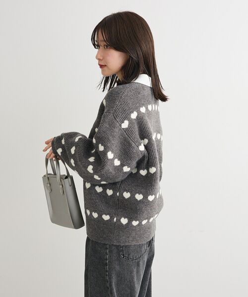 Green Parks（グリーンパークス） ニット セーター ・swing by ハート