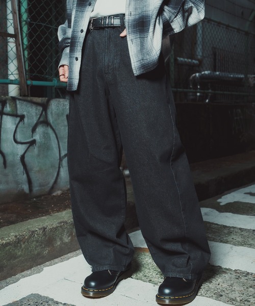 improves（インプローブス） ワイドパンツ ジーンズ 9.5oz デニム