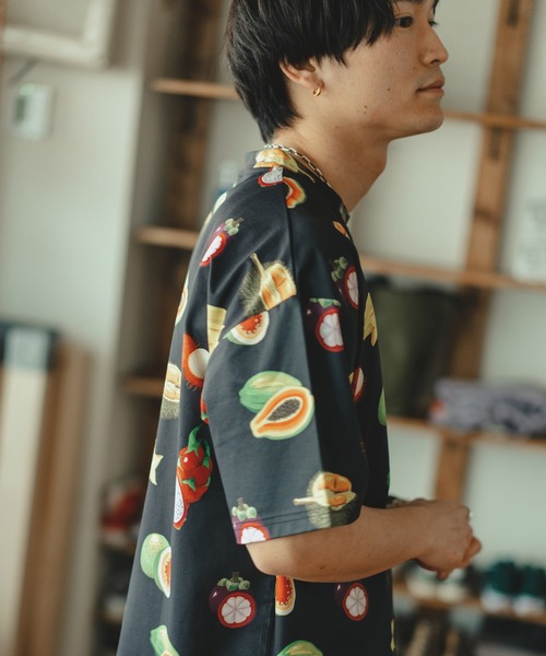 「gym master」 半袖Tシャツ MEDIUM ブラック系その他 メンズ_画像8