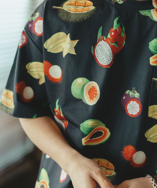 「gym master」 半袖Tシャツ MEDIUM ブラック系その他 メンズ_画像9