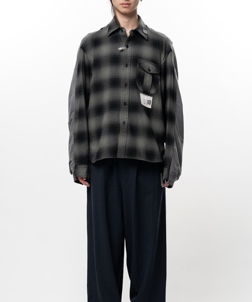 MAISON MIHARA YASUHIRO（メゾン ミハラヤスヒロ） シャツ Front Back