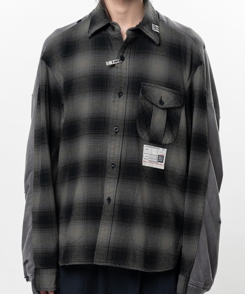 MAISON MIHARA YASUHIRO（メゾン ミハラヤスヒロ） シャツ Front Back