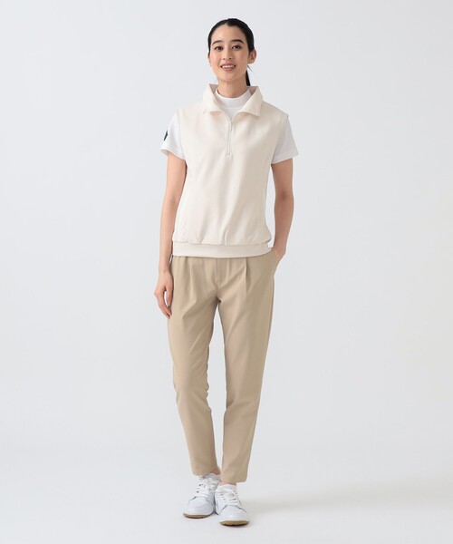 BEAMSGOLF ベージュ パンツ リブ付き裾 BEAMS GOLF（ビームス ゴルフ）〈WOMEN〉 ORANGE LABEL / USシリーズ