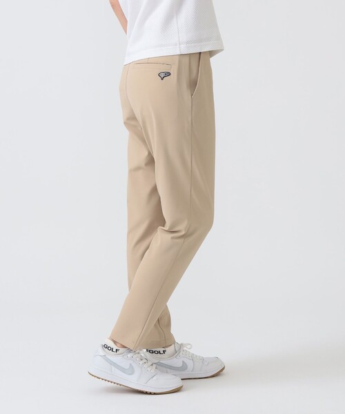 【後ろ姿で語る】ビームスゴルフ ロングパンツ L ベージュ メンズ ゴルフ ORANGE LABEL コンフォート スリムパンツ(ロングパンツ)|BEAMS GOLF