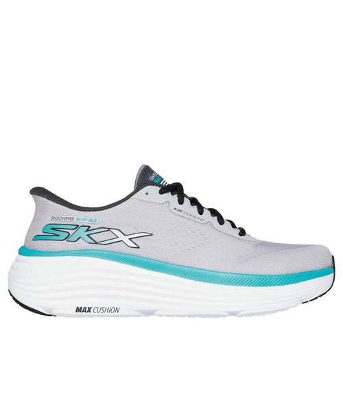 「SKECHERS」 ローカットスニーカー 27cm ライトグレー メンズ_画像9