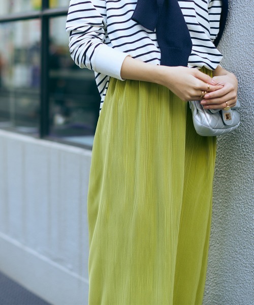 「slattgir」 ロングスカート 4L ブルー レディース_画像8